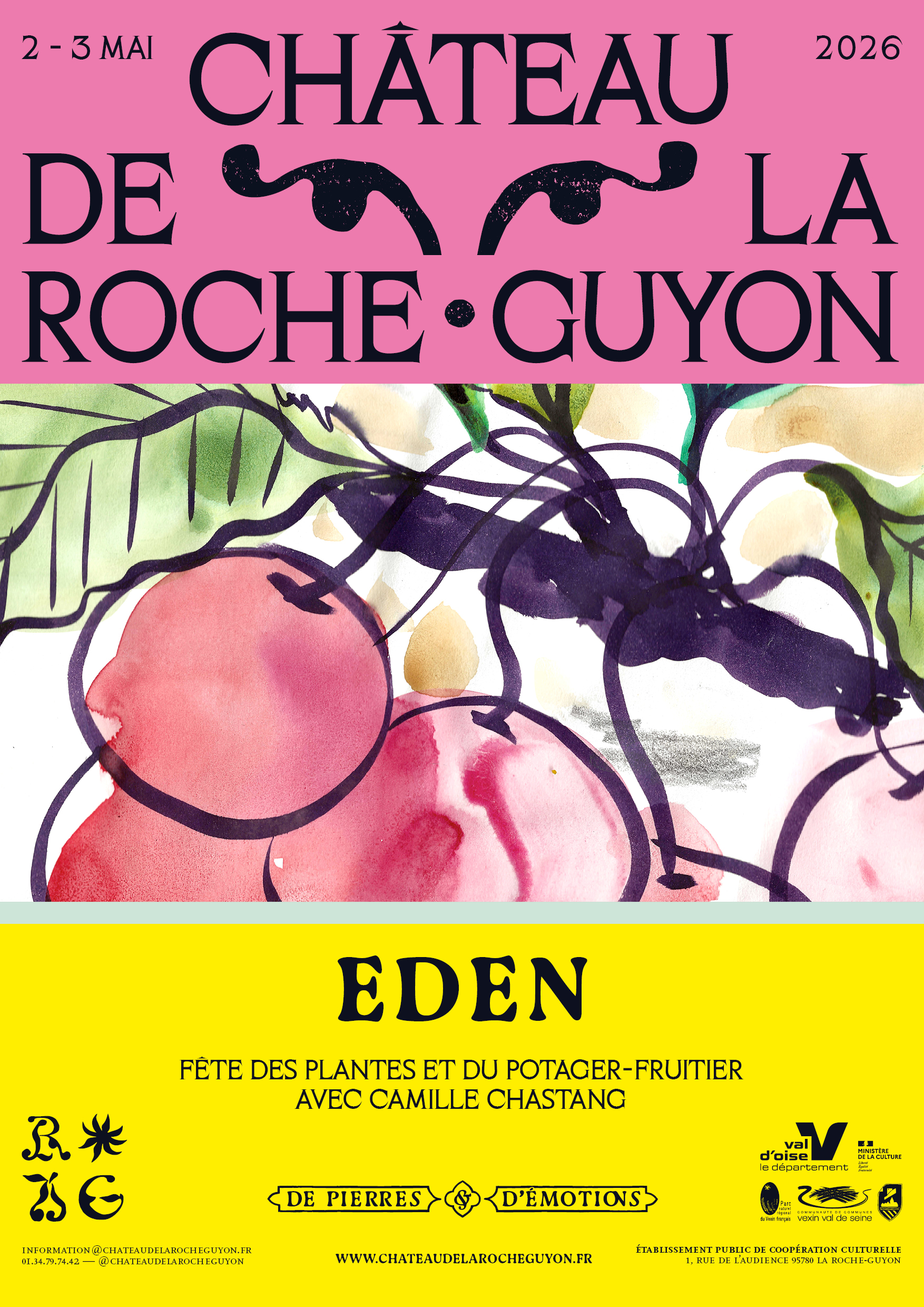 Eden, fête des plantes et du potager-fruitier au Château de La Roche-Guyon